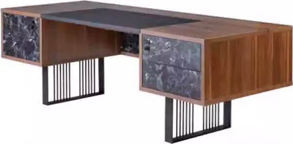 Massivholz Schreibtisch Arbeitszimmermöbel Büroeinrichtung Designer Möbel