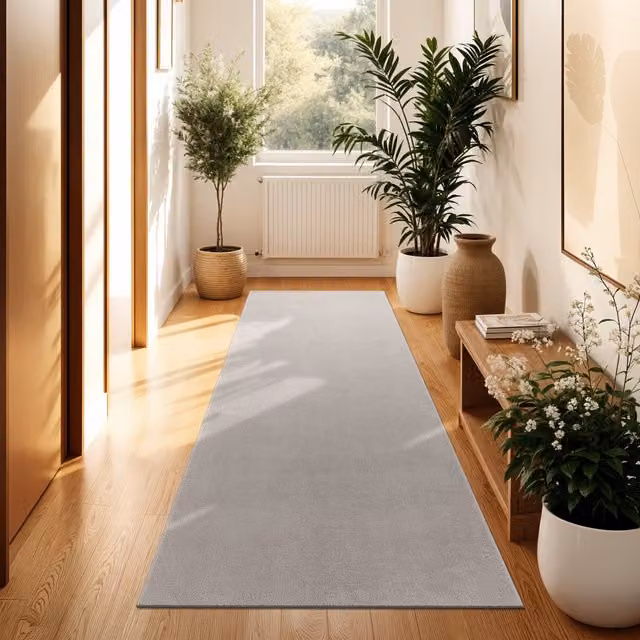 Tappeto Calia Italia argento moderno L: 80 cm, P: 300 cm – 1