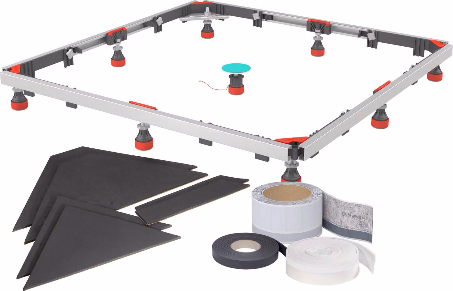 Set per piatti doccia MEPA MR SF RE 3S+ per piatti doccia in acciaio