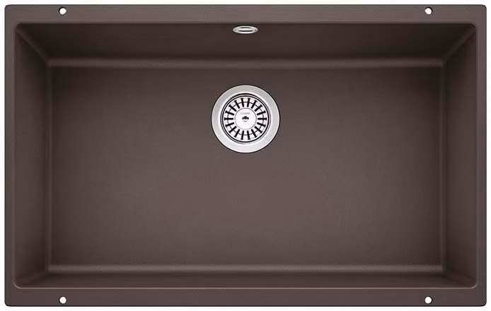 Lavello Blanco Rotan 700, in Silgranit, dimensioni 730x460 mm, colore marrone (521349)