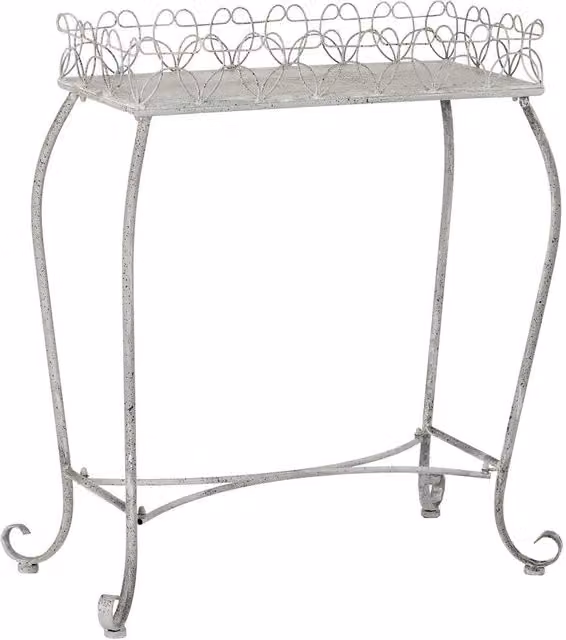 Mobile da ingresso vintage in metallo WANDERLUST DECO L: 76,84 cm, P: 38,1 cm, H: 84,46 cm