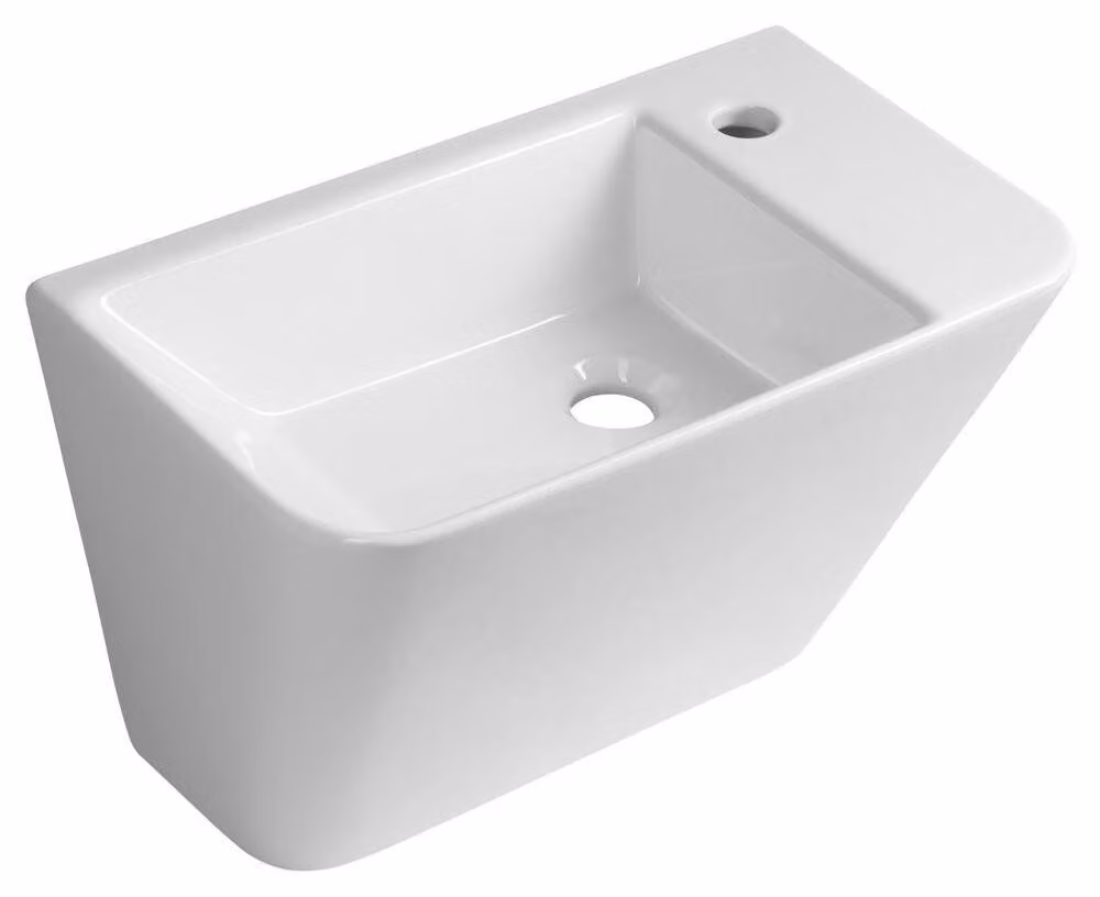 Lavabo in Vetroceramica PRIMO 50x28 cm, bianco