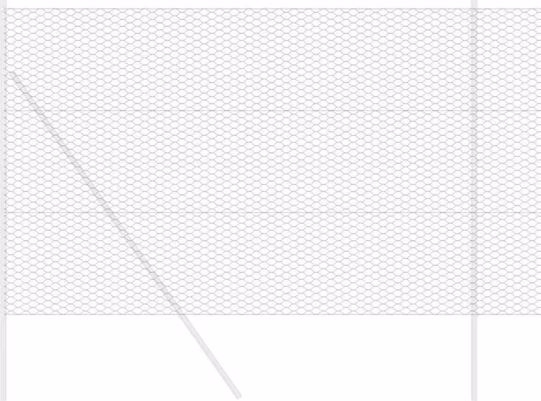 Recinzione Esagonale Grigio 1,6 x 50 m PVC