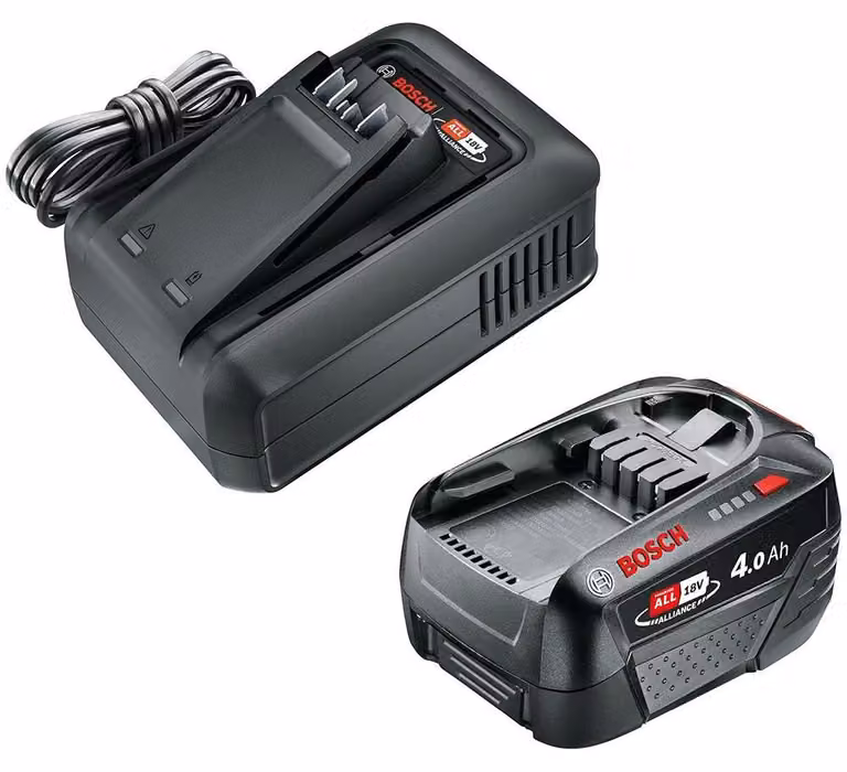 Gardena 14915-20, Set batteria e caricabatteria, Litio-ione (Li-ion), 4 Ah, 18 V, Gardena, Nero