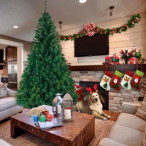 ALIGHTUP, albero di Natale artificiale, altezza 167 cm, con 650 punte e base in metallo, colore verde
