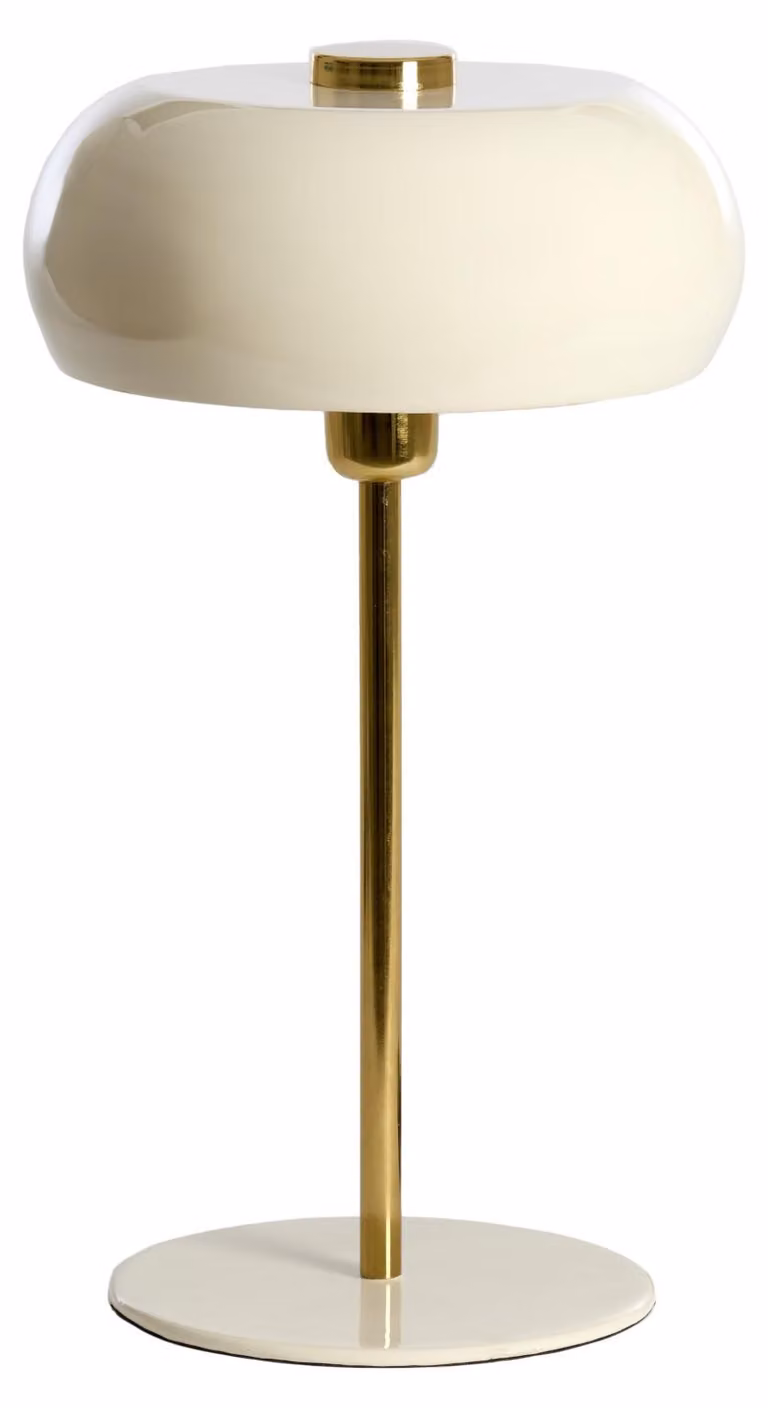 Lampada da tavolo - beige - SURIN - metallo - lampada da scrivania - E27 - 1890243 - Light & Living