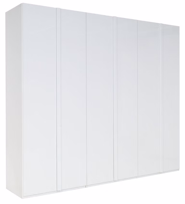 raumhirsch ARMADIO Bianco, finitura lucida, dimensioni 270 x 237 x 61 cm