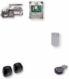 Kit Under per cancelli a battente Key Automation KUND2KR colore argento