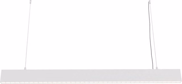 Lampadario a sospensione moderno Maytoni in alluminio bianco con luce LED integrata da 40W