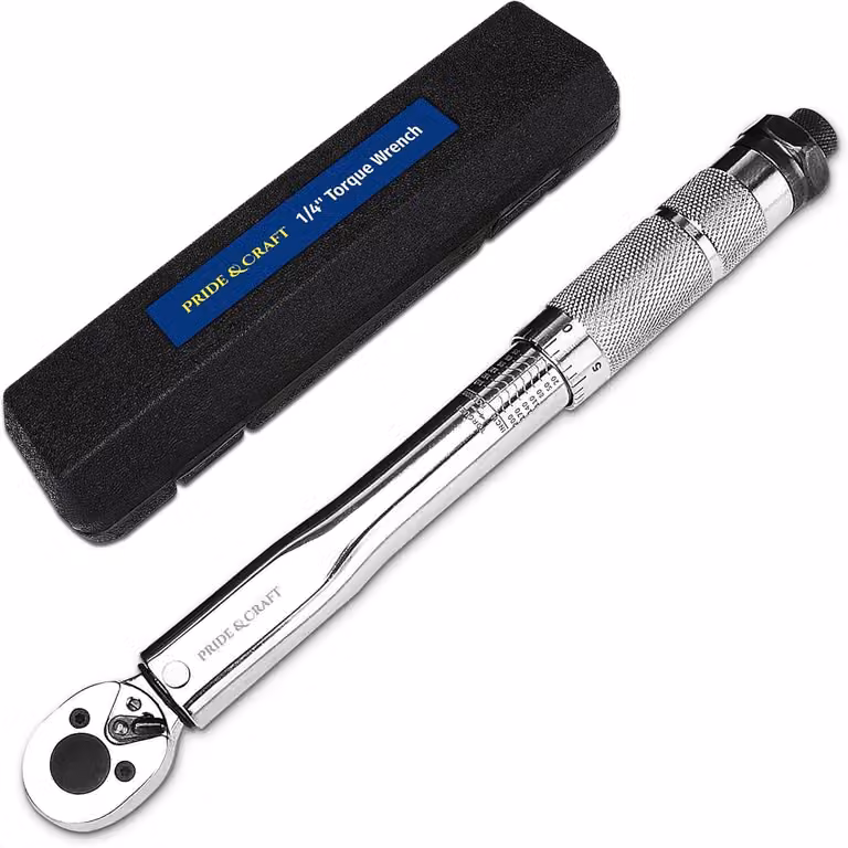 Chiave dinamometrica da 1/4 di pollice, 20-200 IN-LB / 2.26-22.6 Nm, tolleranza ±3%, 72 denti