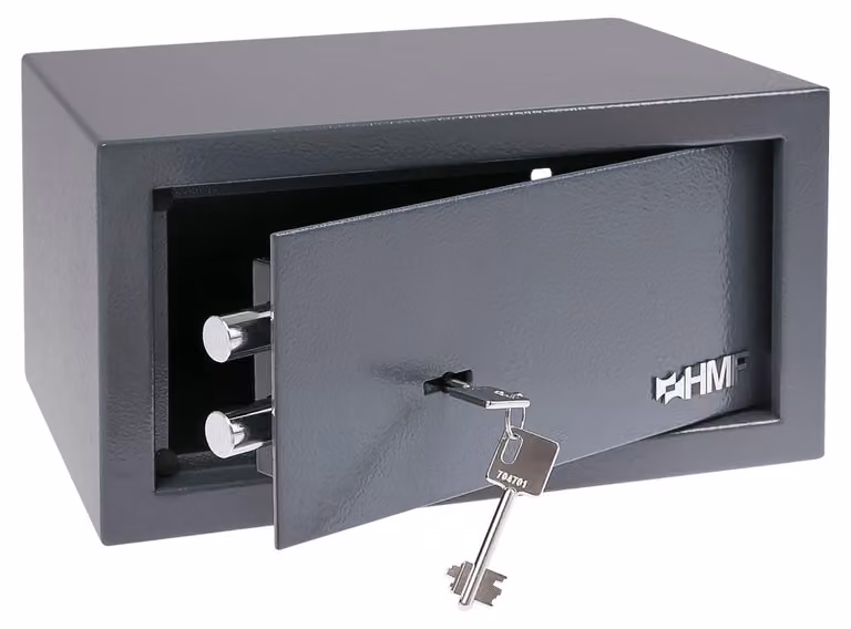 Cassaforte per mobili con serratura a chiave - 31 x 17 x 25 cm - Capacità: 11,7 litri