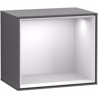 V&B modulo scaffale illuminazione a parete Finion 41,8x35,6x27cm, Reg bla m, md bl. m Lac