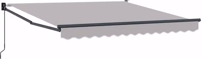 Tenda da Sole | Tenda parasole Grigio chiaro 300 x 250 cm Poliestere