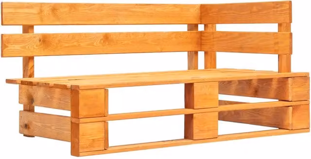 Set Salotto Pallet 6 pz Marrone Ambra Legno di Pino Impregnato 3067027
