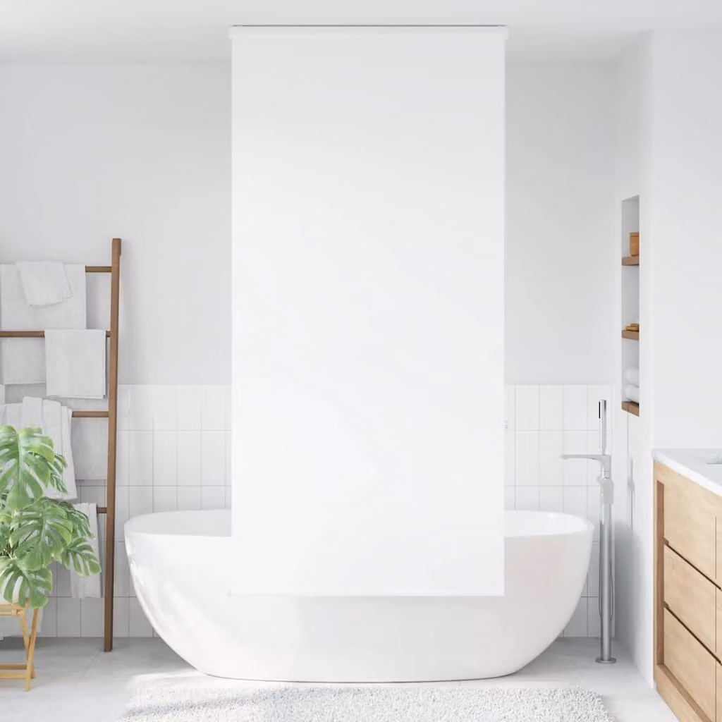 Tenda a Rullo Doccia con Cassonetto 100x240cm Larghezza Tessuto