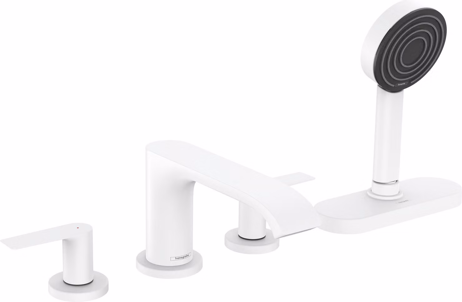 hansgrohe Vivenis Robinetteries de bord de baignoire 4 trous avec sBox, 75444700, 75444700