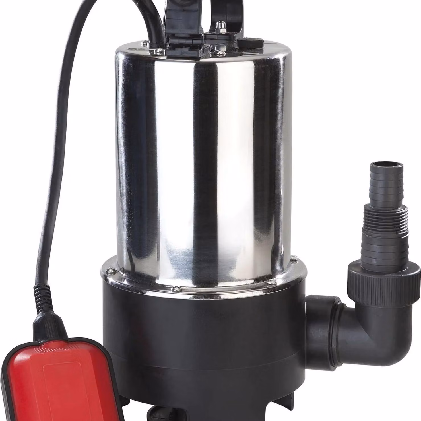Pompa sommergibile per acque sporche, 550 watt, acciaio inossidabile