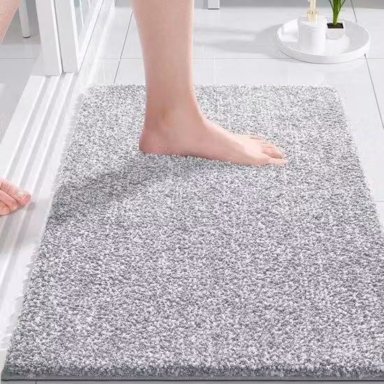 Tappetino da doccia in PVC, verde e bianco, 43 x 61 cm