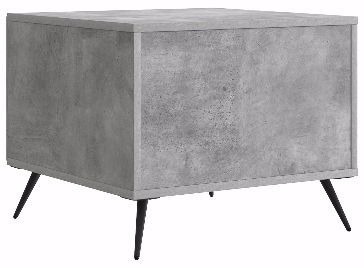 Tavolino da salotto con cassetto Grigio Cemento 49 x 50 x 40 cm
