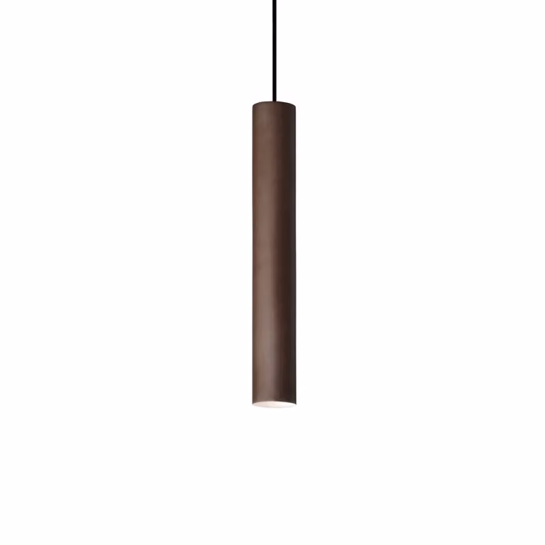 ideal lux Lampada a sospensione Look, Marrone / Ruggine, Soggiorno / Sala da pranzo, Moderno, Lampada a sospensione