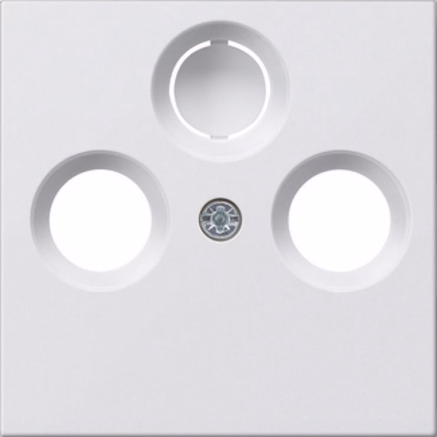Gira 086927 Coperchio per presa d'antenna coassiale Standard 55/E2/Event bianco puro/opaco