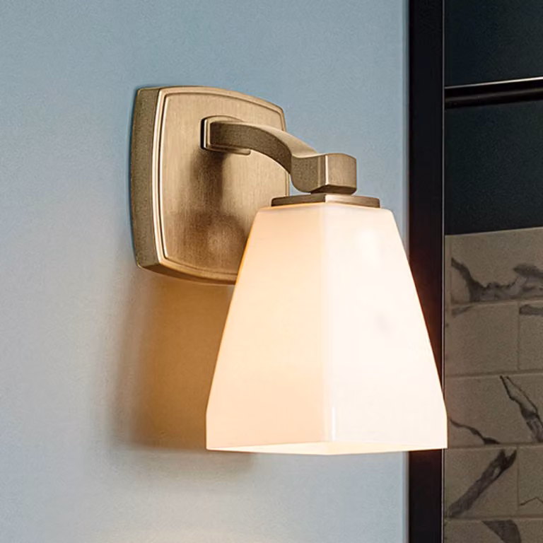 KICHLER Applique da parete Marant, Bronzo / Ottone antico, Bagno, Metallo, Moderno, Applique