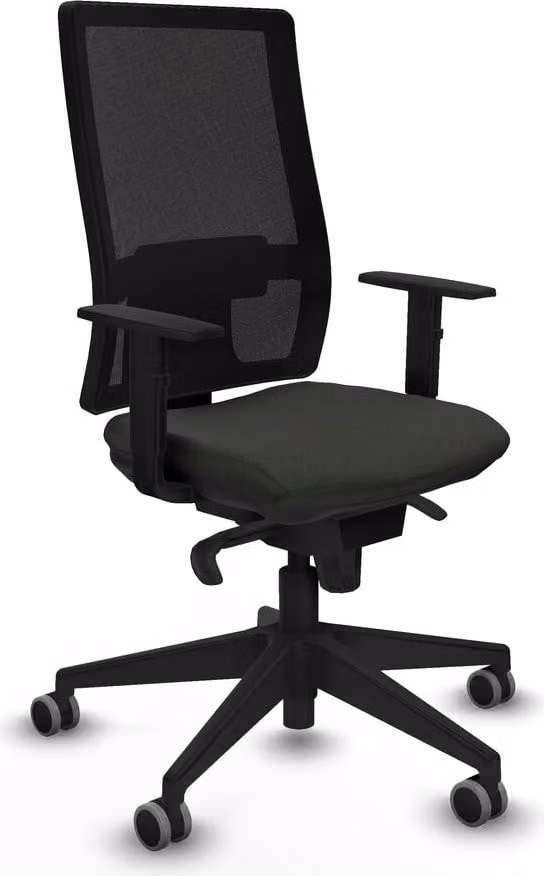 Sedia da ufficio Piqueras y Crespo 1D066G0 Nero