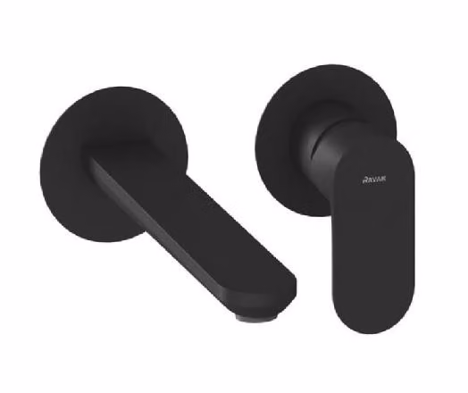 Miscelatore per lavabo a incasso Ravak Eleganta EL 019.20BLM.O1.RB07B senza corpo, nero opaco