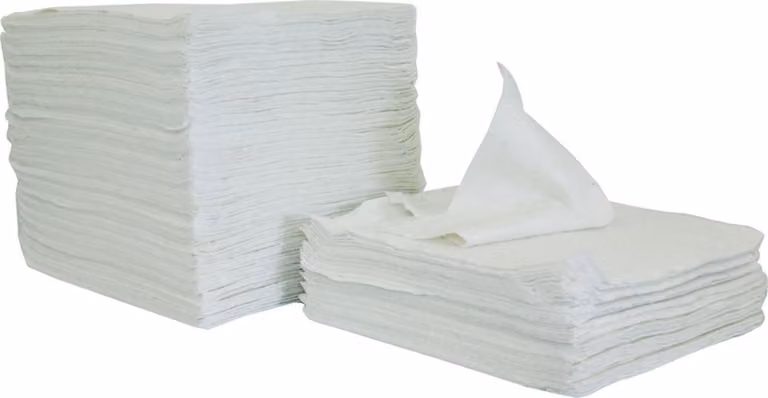 Panno di pulizia, bianco grezzo, 2 kg, 38 x 38 cm