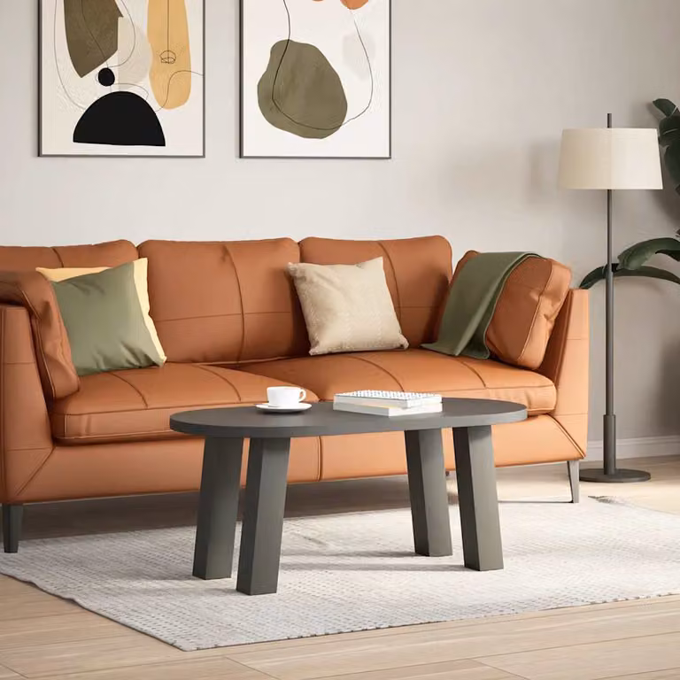 vidaXL Gambe per tavolino 4 pz Antracite 42 cm Acciaio