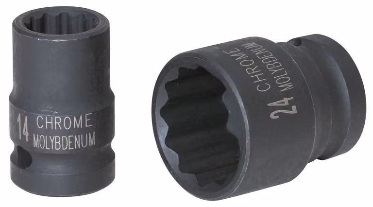 KS TOOLS 1/2" presa elettrica a 12 lati corta 26 mm - 515.0926