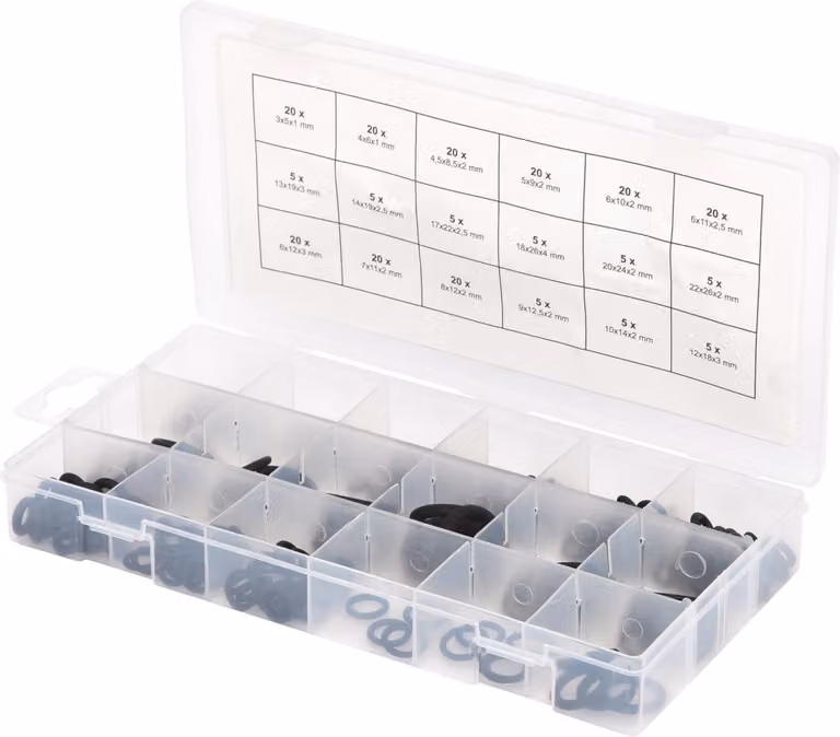 KS TOOLS Assortimento di o-ring 970.0180 120g