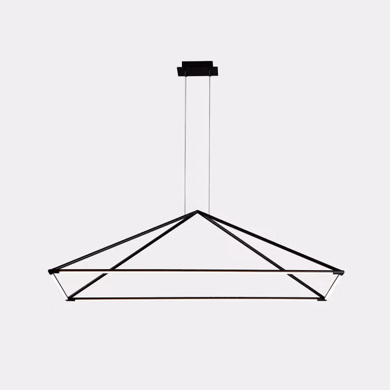 LedsC4 - Lampada a sospensione LED per interni, 1200mm, nero opaco, 2440lm, 3000K, design moderno ed efficiente, realizzata in alluminio e PMMA, illuminazione di qualità per la casa