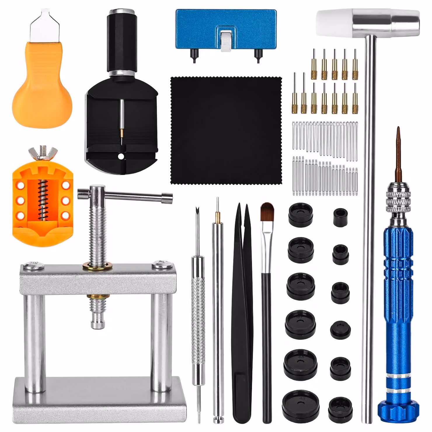 Solidchoice - Set di strumenti per orologiai, per riparazione e manutenzione