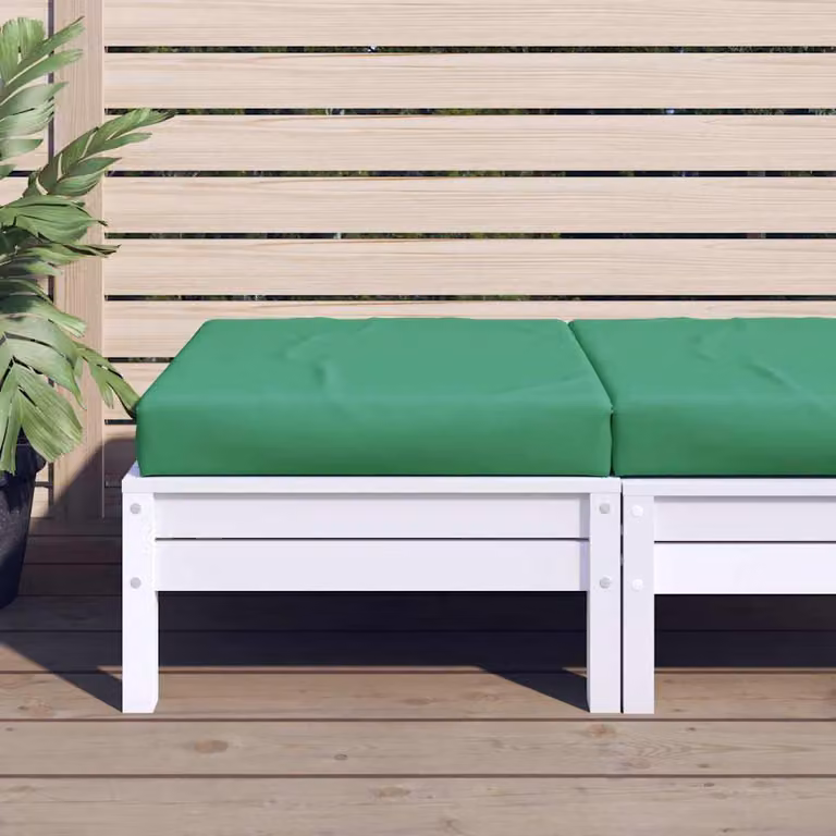 vidaXL Cuscino per Pallet Verde in Tessuto Oxford e Schiuma, L/P/H: 60 x 60 x 9,5 cm