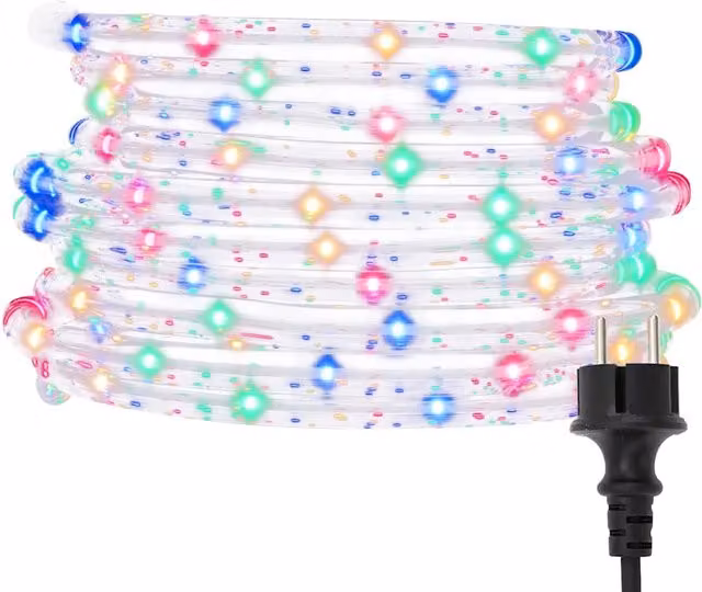 Luce a corda decorativa versatile per esterni 10000 x 1 x 1 cm in PVC multicolore 02_0059298