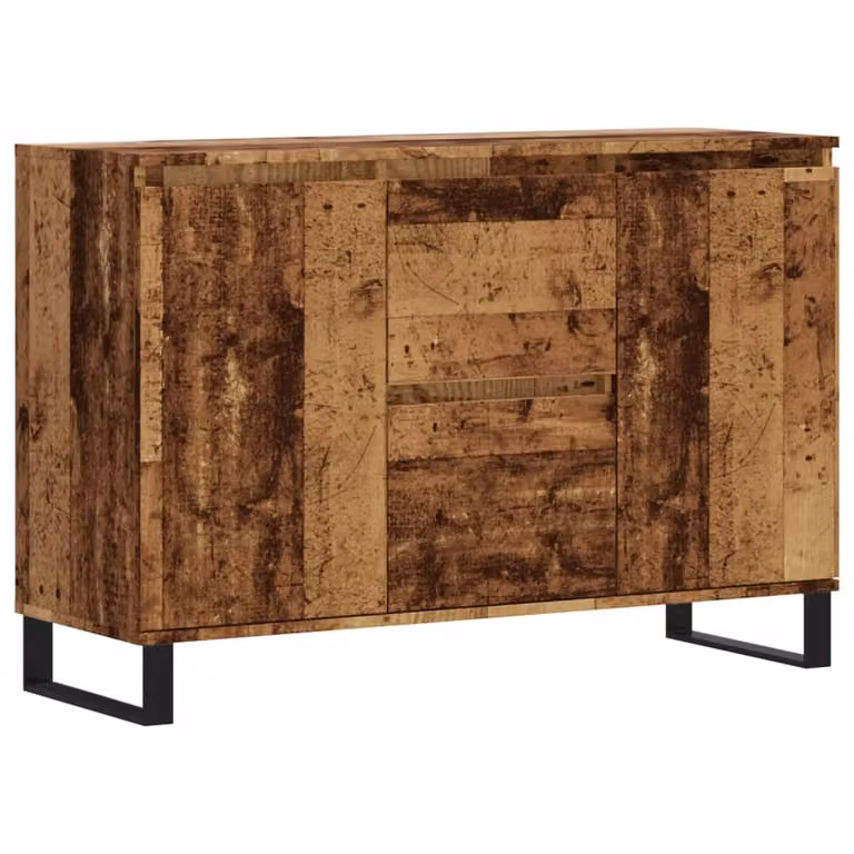 Credenza Legno Antico 101,5x35x70 cm in Legno Multistrato