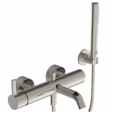 Ideal Standard Joy - Miscelatore per bagno con accessori, Silver Storm BC787GN