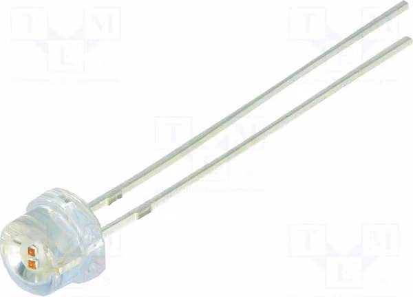 1 LED giallo, 1,8÷2,6V, 4,8mm, 140°, 8÷10 lm, tecnologia Through-Hole (THT), modello OS5YKD56E1A. Diodi LED, tecnologia Through-Hole (THT), altri