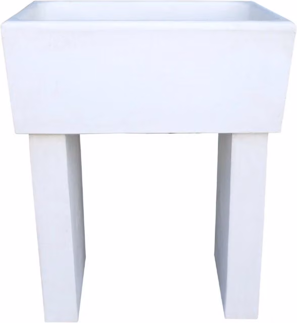 Pilozza calcestruzzo cemento piedi serie ostuni 75 x 55 x h 30 cm con piedi