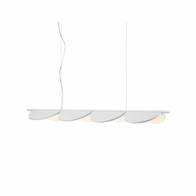 Flos - Almendra Linear - Lampada a sospensione - Bianco