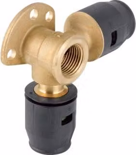 Geberit PushFit staffa di collegamento angolare 90° 20 x ½' x 20 mm, 36 mm, ottone, n. prod. 651295001