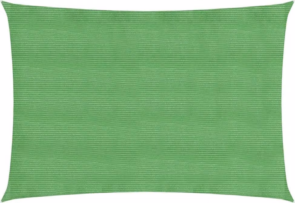 The Living Store Tenda da sole 160 g/m² Verde chiaro 2,5x4 m HDPE