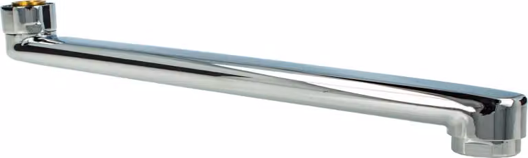 bocca tecuro S per rubinetti a parete Guarnizione conica da 3/4 di pollice, lunghezza 250 mm, ottone cromato