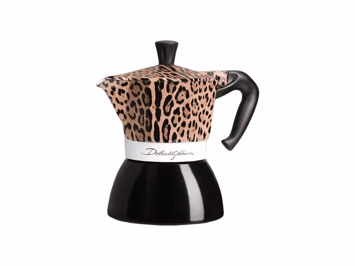 Moka Induction Leopardo Caffettiera