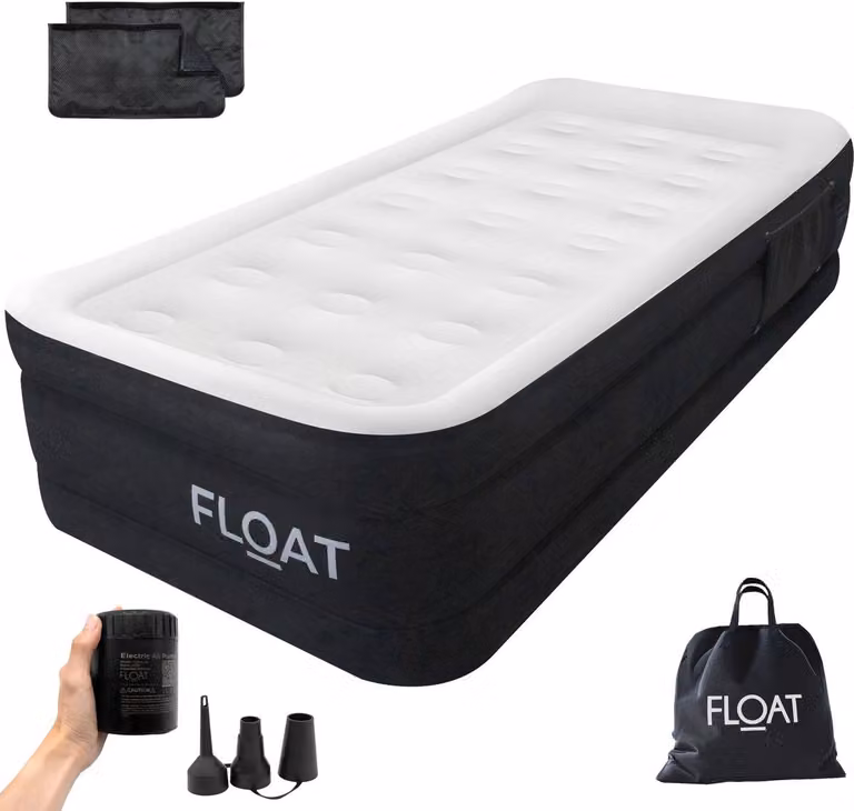 FLOAT VersaVento - Materasso gonfiabile per 1 persona con pompa elettrica incorporata -