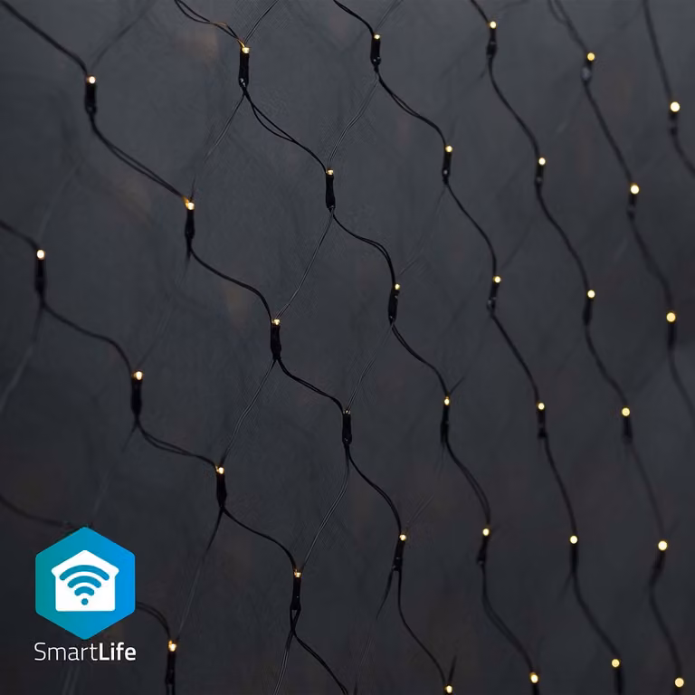 Luci di Natale Nedis SmartLife - Alimentazione di rete - Wi-Fi - Bianco caldo - 280 LED - 3,00 m - 3 x 2 m - Android / IOS