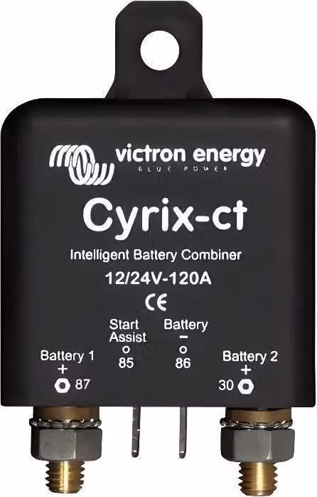 Accoppiatore batteria VICTRON Cyrix, 12/24 V, 120 A, combinatore batteria automatico, controllato da microprocessore