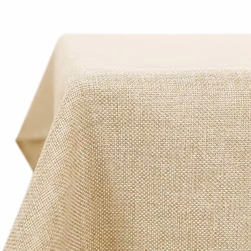 Deconovo Tovaglia Rettangolare in Finto Lino 140x250 cm