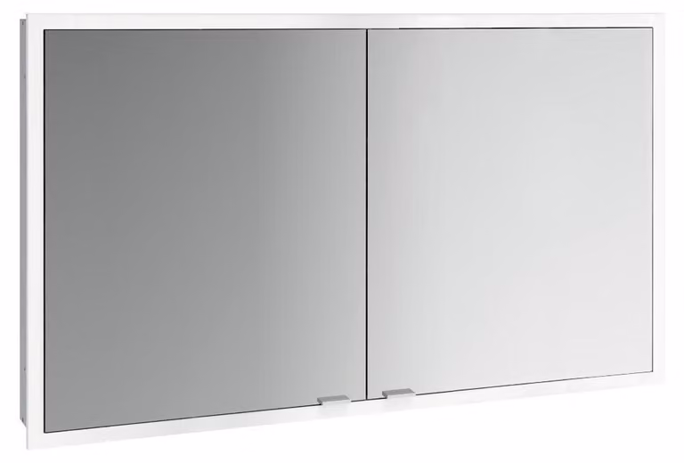 emco prime slim armoire de toilette, 1300mm, 2 portes, modèle encastré, 949708307, 949708307